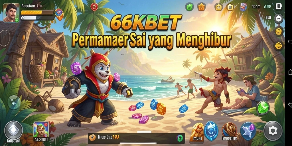 Screenshot menunjukkan keseruan gameplay 66KBET yang menarik.