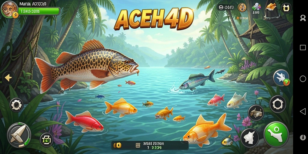 Tangkapan ikan yang menarik dalam gameplay ACEH4D.