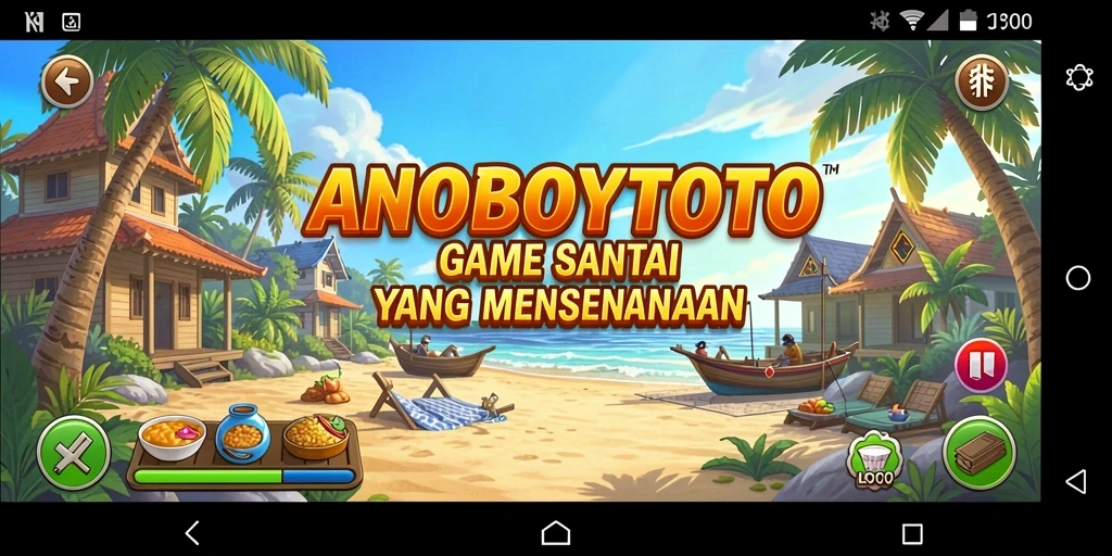 Tampilan gameplay ANOBOYTOTO yang ceria dan menghibur.
