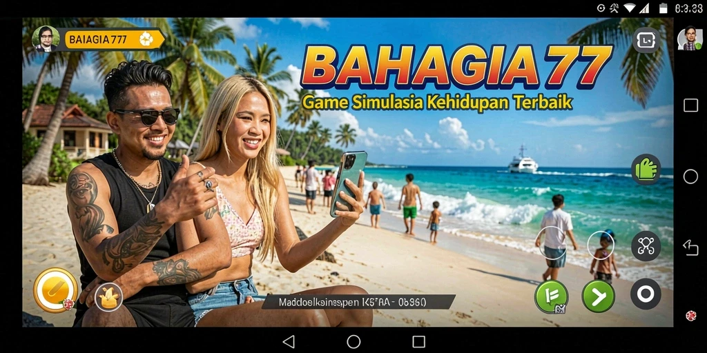 Tampak menariknya gameplay BAHAGIA777 saat karakter berinteraksi.