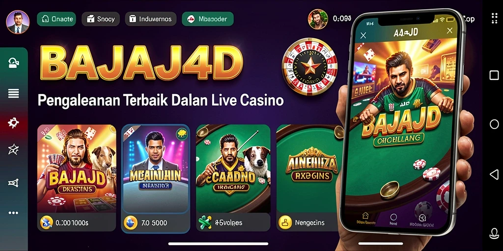 Tampilan gameplay BAJAJ4D dengan dealer profesional.