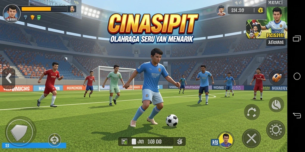 Tampilan gameplay CINASIPIT yang menegangkan dan mendebarkan.