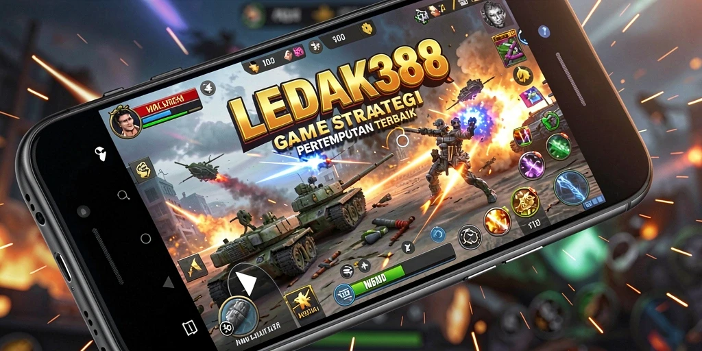 Tampilan menarik dari gameplay strategi dalam LEDAK388.