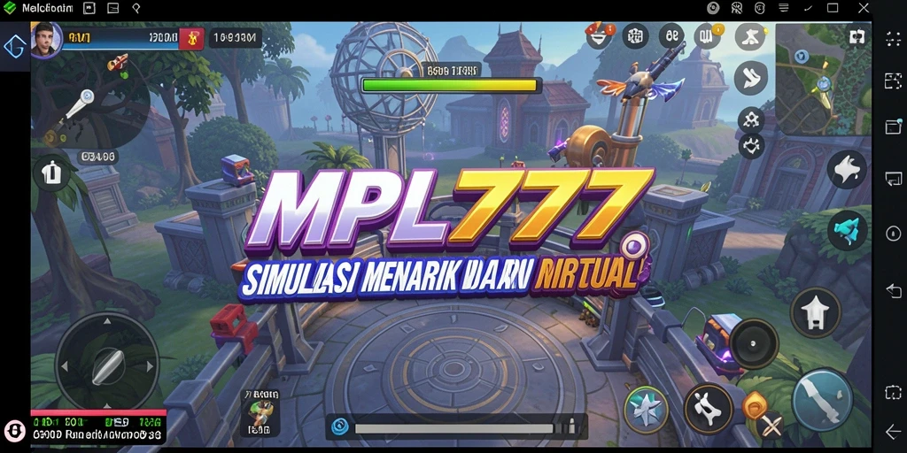 Screenshot gameplay <strong>MPL777</strong> menampilkan interaksi seru dalam dunia virtual.