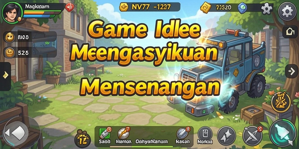 Tampilan screenshot NV77 yang menampilkan gameplay Idle yang menarik.