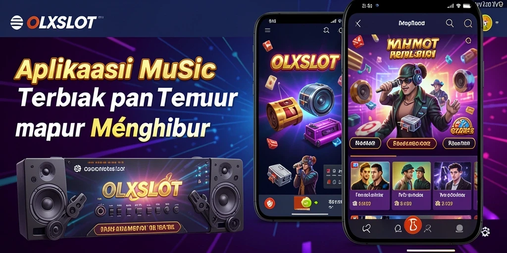 Tangkapan layar OLXSLOT menampilkan antarmuka musik yang menarik.