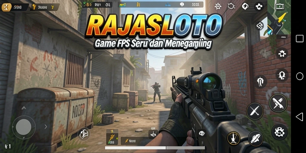 Tampilan gameplay RAJASLOTO yang menegangkan dan penuh aksi.
