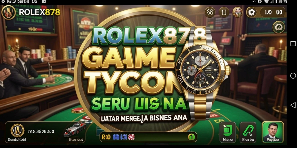 Gameplay Tycoon ROLEX878 yang seru dan mengasyikkan.