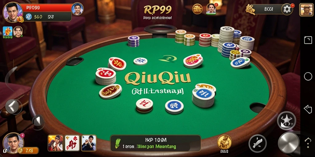 Tampilan gameplay seru dari RP99 yang menunjukkan aksi QiuQiu.