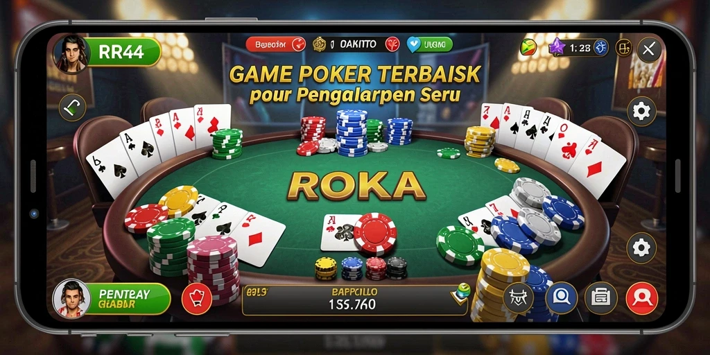 Gameplay mendebarkan dalam aplikasi poker RR44 yang penuh tantangan.