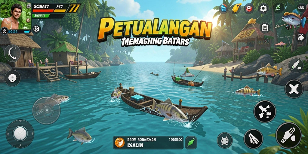 Screenshot SOBAT777 menampilkan gameplay memancing yang seru dan menantang.