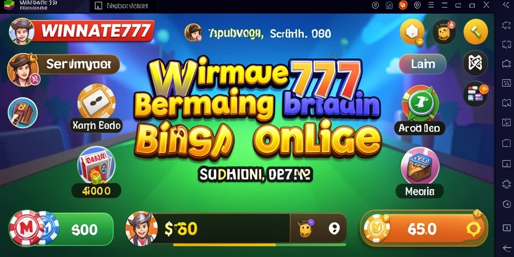 Layar game WINRATE777 menampilkan aksi penuh keseruan bermain Bingo.