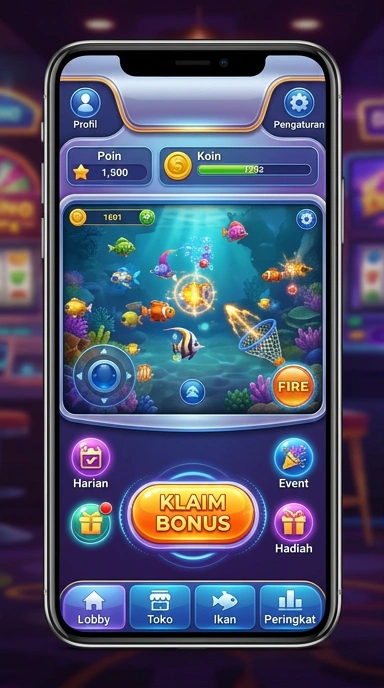 Screenshot fitur menarik dalam aplikasi mawarslot yang menambah keseruan bermain.